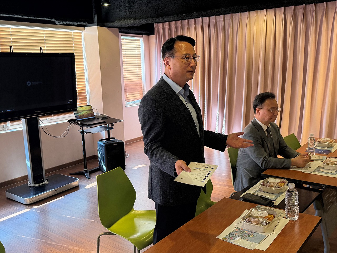 026 감리회 총력전도주일 브리핑을 하고 있는 전도운동본부장 이상일 목사